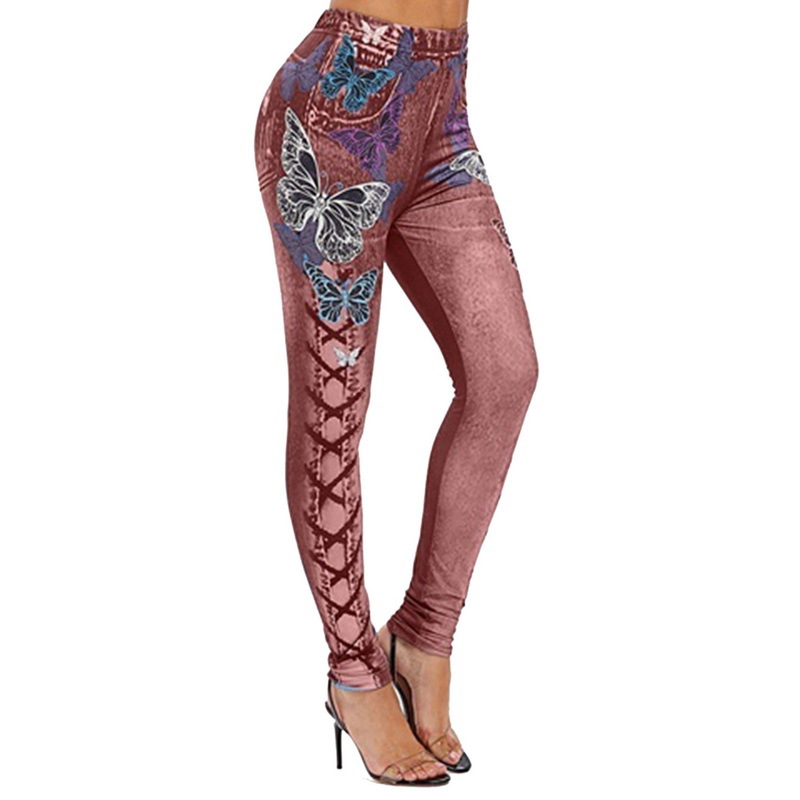 Femmes Du Quotidien Mode Impression Longueur De La Cheville Impression 3d Leggings display picture 8