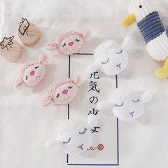 INS Cartoon Plush Brooch: Adorable, Soft & Cute Little Pink Sheep and White Ram "Mee Mee" Brooch—Perfect for Bags, Clothes, and Accessories
