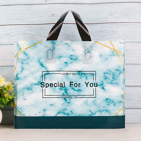 Bolsa de mano, bolsa para ropa, bolsa con logotipo impreso personalizado para ropa, bolsa de regalo, bolsa de cosméticos de plástico engrosado y duradero