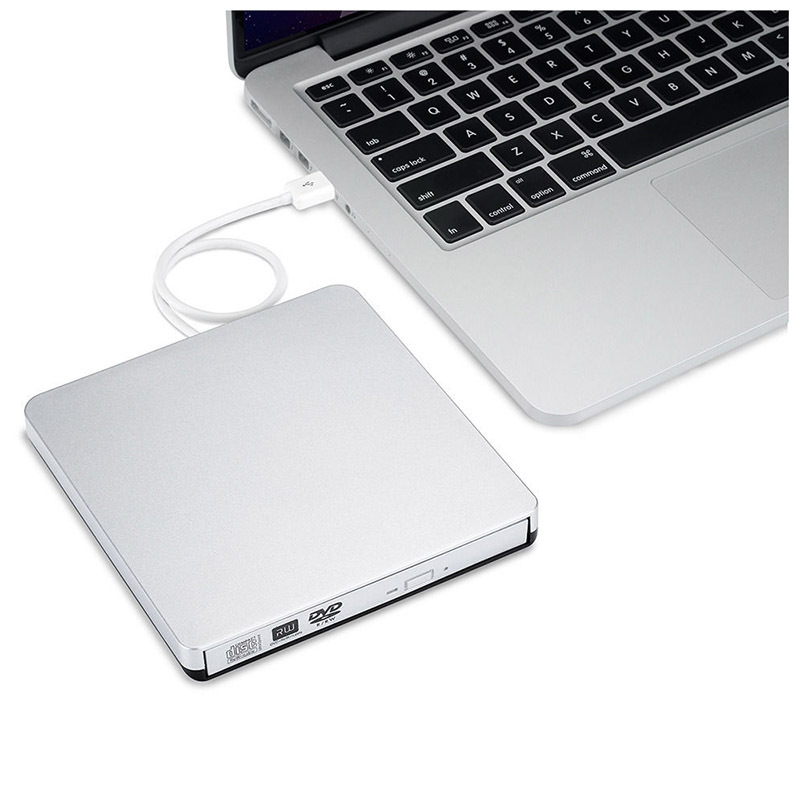 CD-ROM DVD-RW USB Burner Drive Writer For PC Mac Book