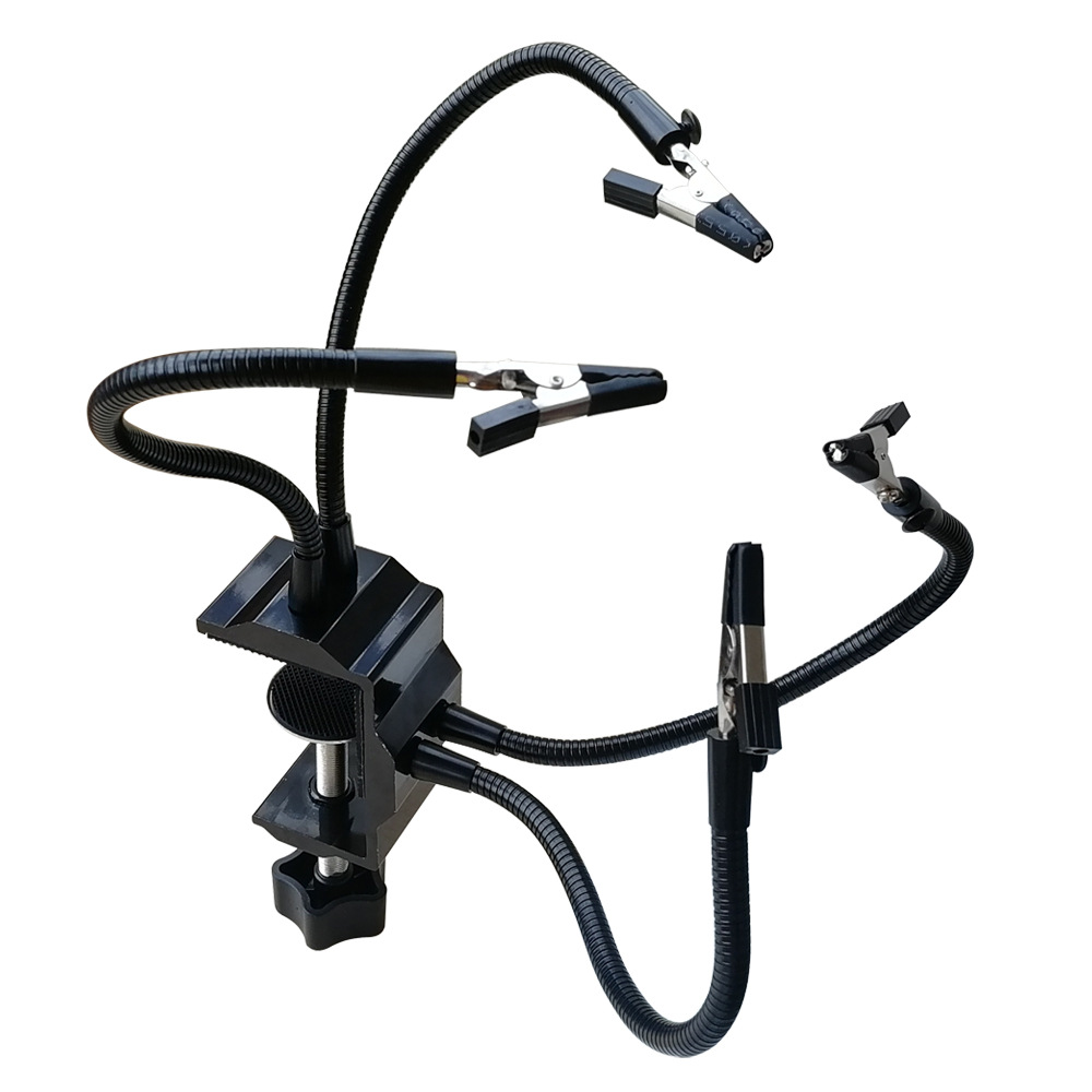 厂家供应 万向焊台辅助夹具 电烙铁支架 焊接焊锡  模块 维修工具