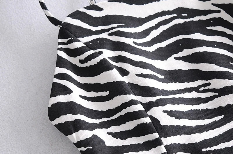 sexy zebra print suspender dress NSAC14014