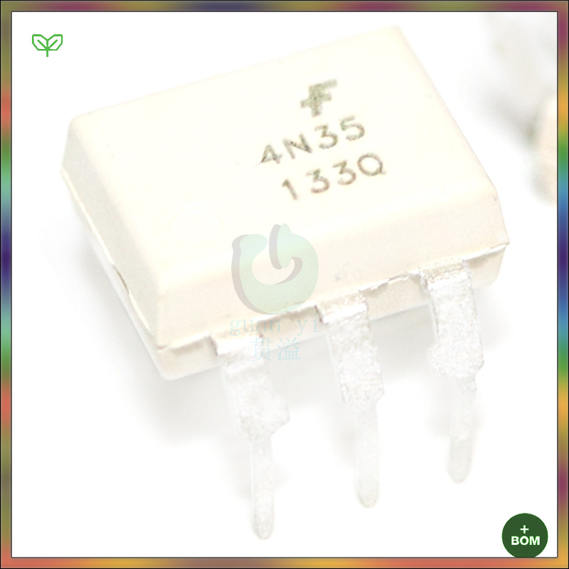 Optocouplers 4N35M DIP6 1 channel 60mA Transistor output 7.5kV FAIRCHILD