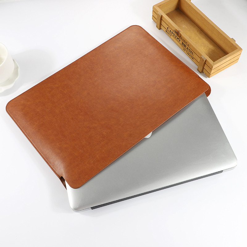 Recommended for Macbook inner bag flat 16 inch PU leather computer bag protective leather case limited-time special price
