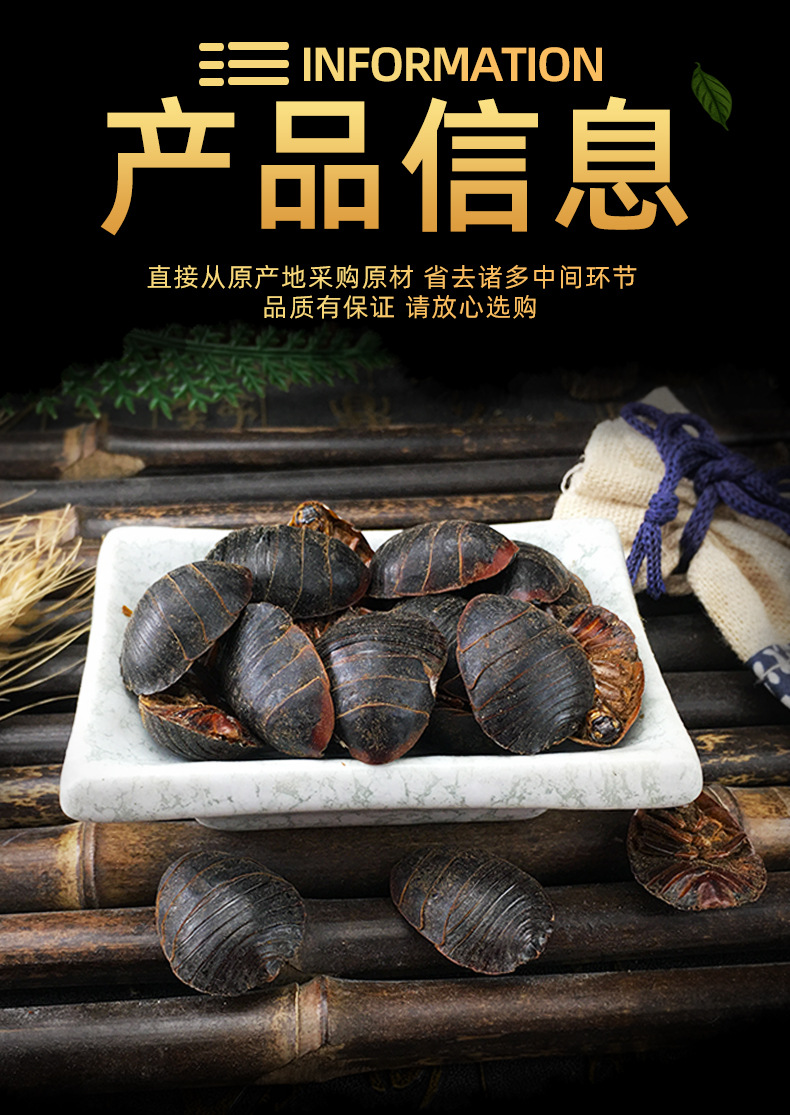 Dried Ground Beetle Tu Bie Chong Whole Insect Traditional Chinese Herb Bulk Dried Decoction Ingredient specifications