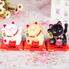 Fortune cat Decoration The opening gift solar energy automatic Beckon Fortune cat Waving originality lovely gift practical