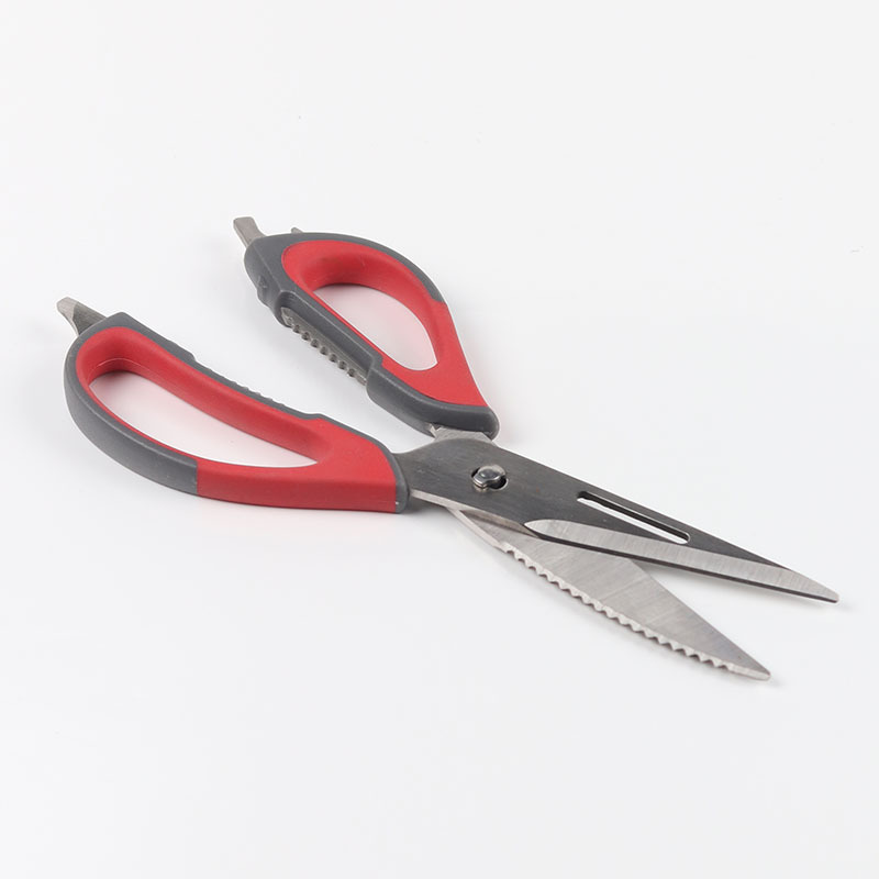 Fuente fábrica cocina tijeras refrigerador tijeras nogal clip Acero inoxidable alimentos tijeras desmontable hueso de pollo tijeras