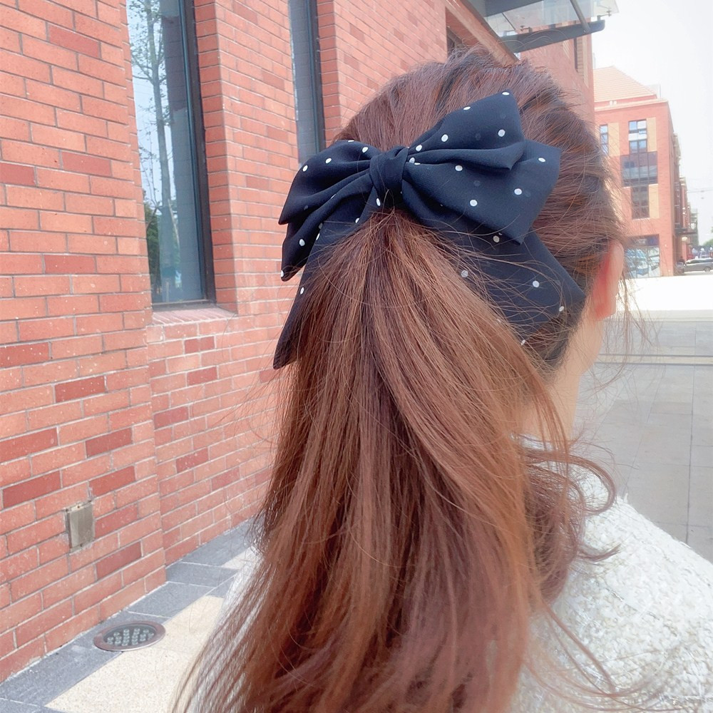 Wave Point Three-layer Bow Hairpin display picture 28