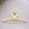 Japanese hairgrip, big chain for adults, human head, hair accessory, metal crab pin for bath, Korean style