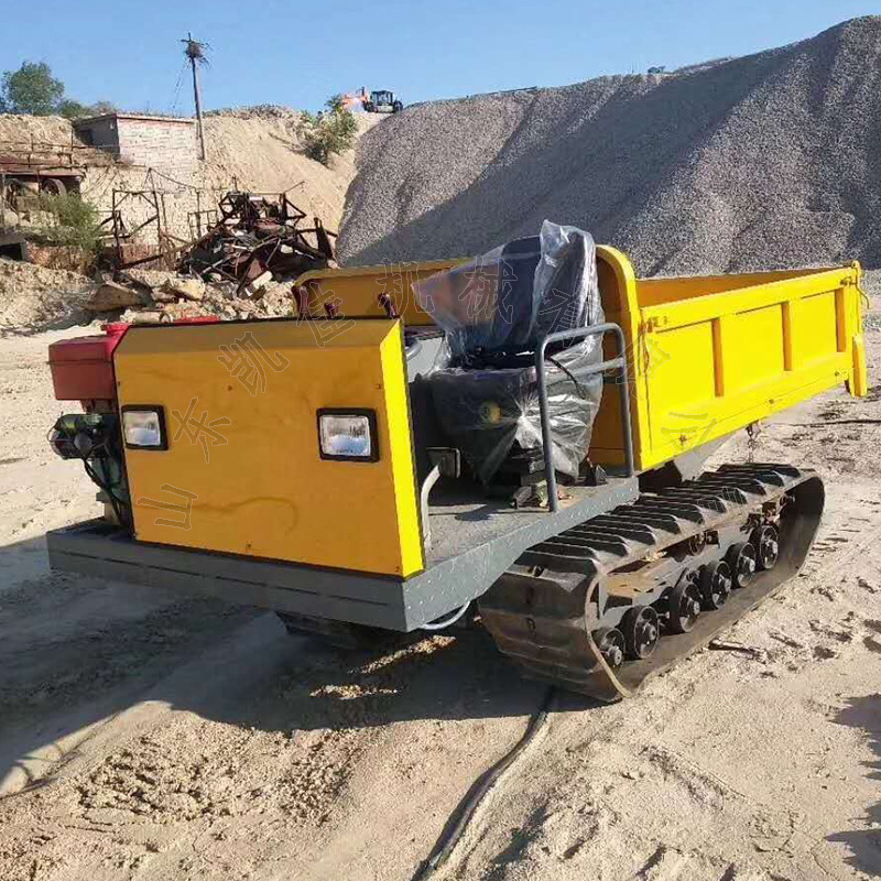 多用途农用履带运输车 水田履带拖拉机 农用汽油小型双履带运输车