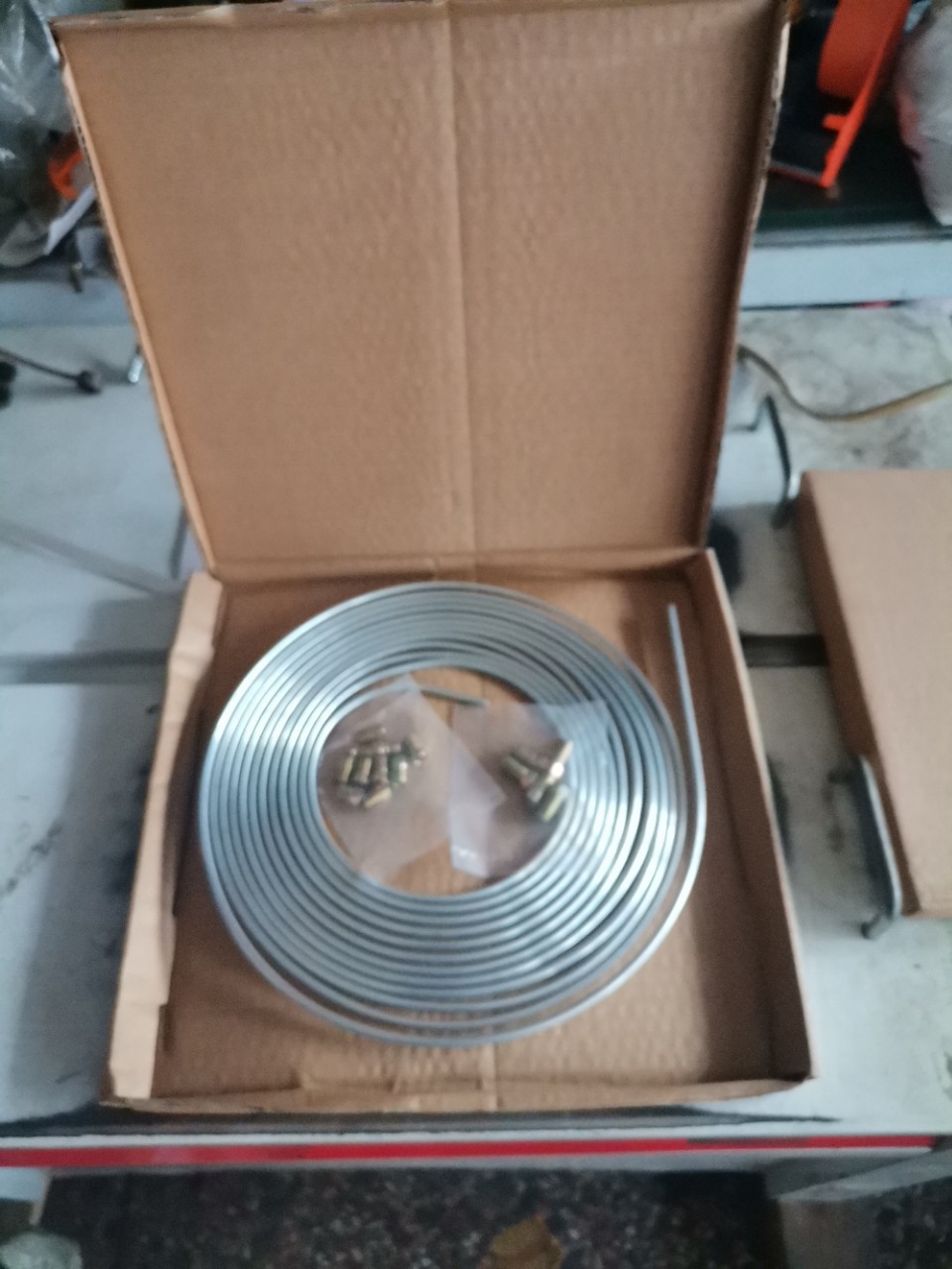 Copper Connector Self-Locking Oil Pipe Joint, Easy to Replace Set, Brake Pipe, Brake Line Connector Brass