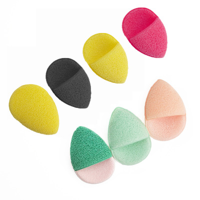 非乳膠手套水滴尖頭洗臉撲卸妝海綿清潔面撲魔法懶人清水卸妝撲