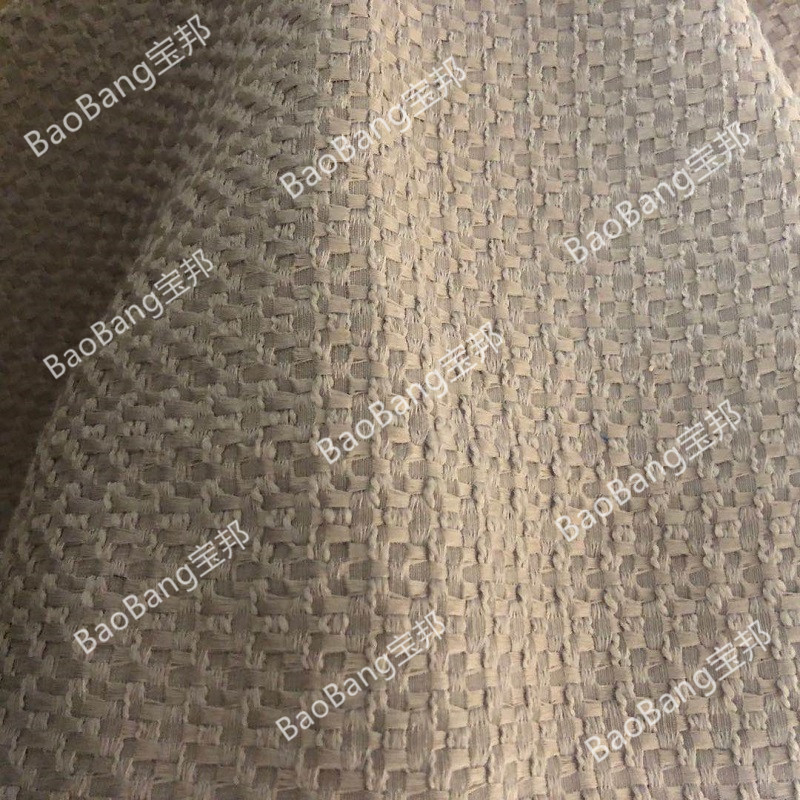 BG170159B 颗粒感素色花式布