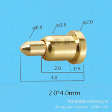 POGO PIN弹簧针耐振弹针导电连接器精密信号针高频天线弹性针插针