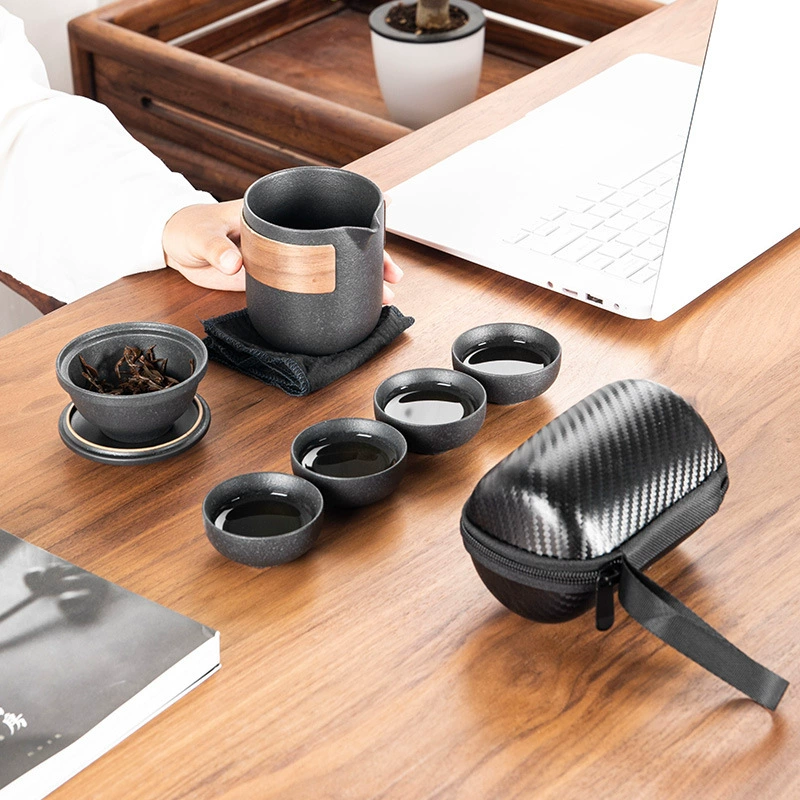 Handheld tea set for traveling, Birthday gift