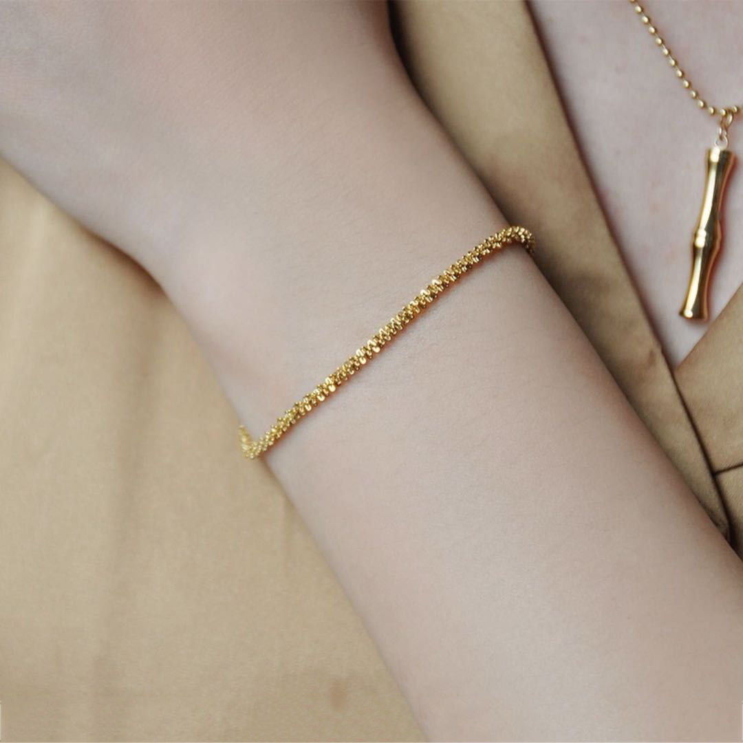 Bracelets Classification Simple Style Geometric Titanium Steel Plating Bracelets