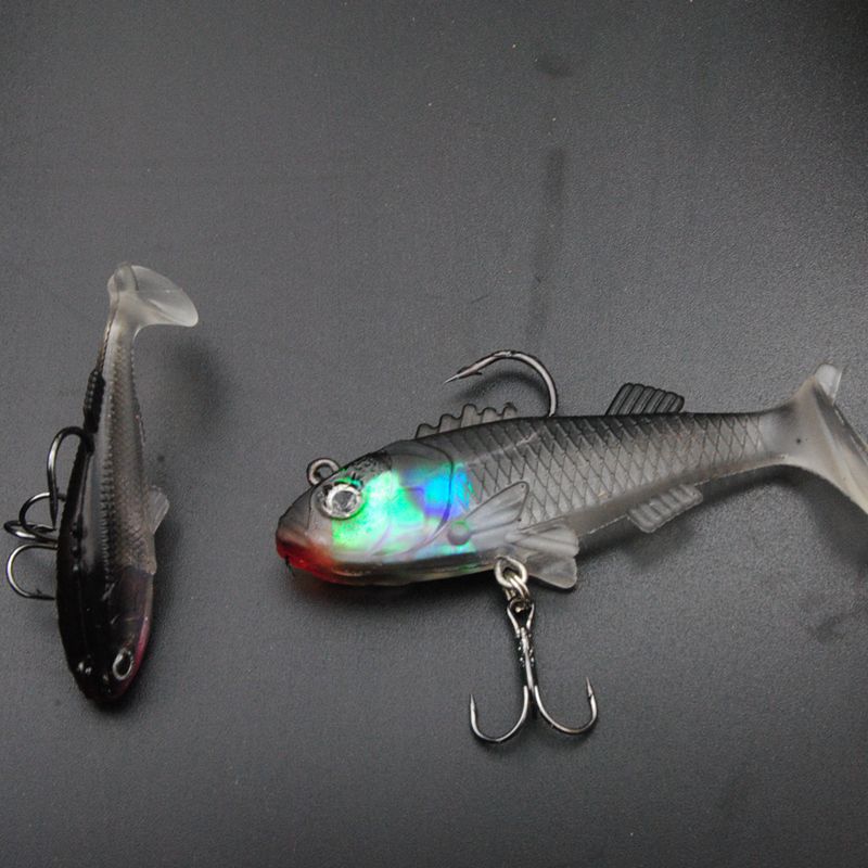 Sinking Paddle Tail Fishing Lure Soft Plastic Baits Fresh Water Bass Swimbait Tackle Gear