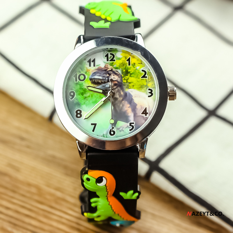 Children's silicone quartz fashionable watch