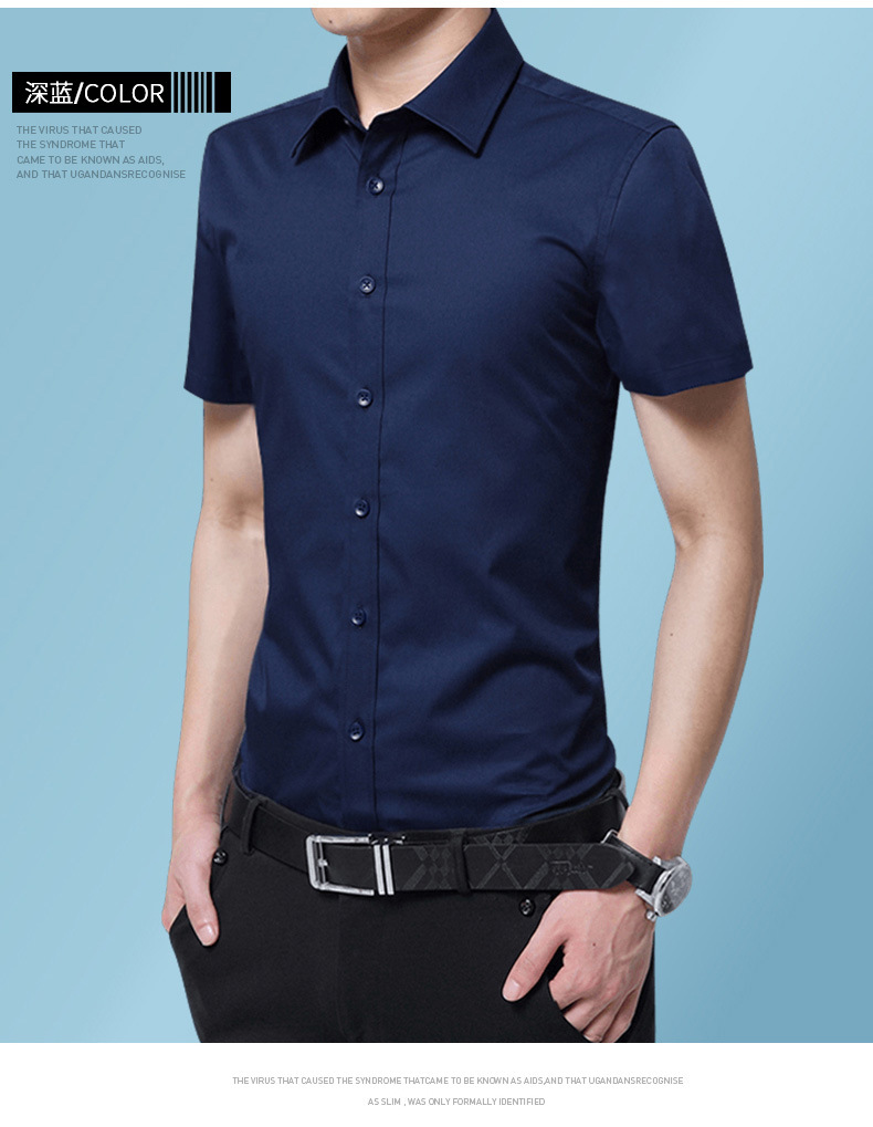 Chemise homme en coton - Ref 3443152 Image 27