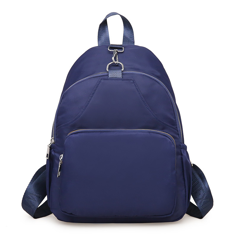 2021 otoño nuevas mujeres crossbody mochila nylon pecho bolsa de color sólido moda portátil pequeña mochila