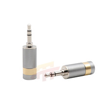 ML金属壳3.5立体声插头 全铜芯3.5mm三节耳机升级线替换插头批发