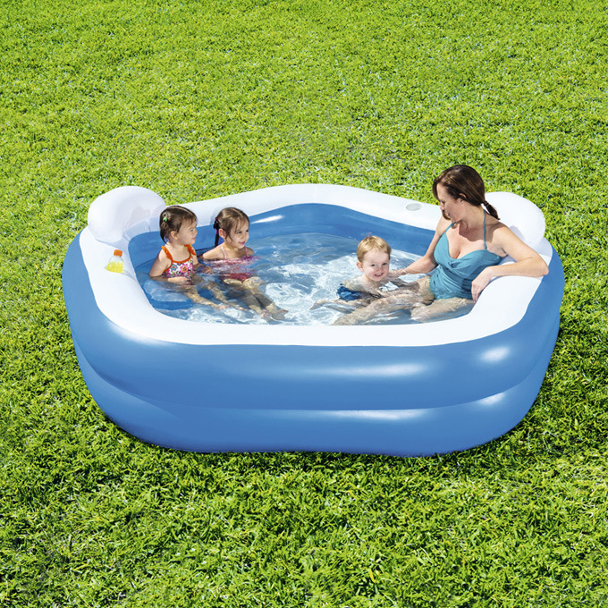 Original genuine Bestway two-ring pentagonal pool oversized family swimming pool Children's ocean ball pool 54153