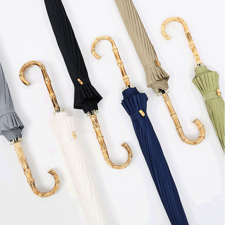 Japanese Long Handle Umbrella Women's Mori Large Double Vintage Straight Umbrella INS Simple South Korea Oversized Manual Umbrella