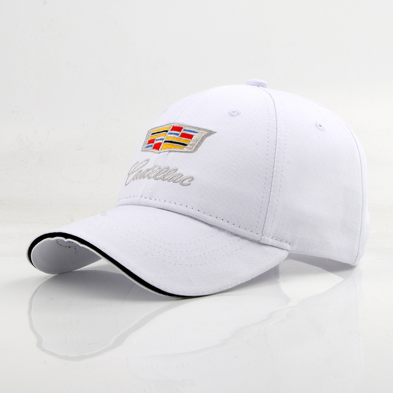 thumbnail image 1 of Gorra de béisbol Zefei Wu bordado logotipo Cadillac blanca, 1 of 2