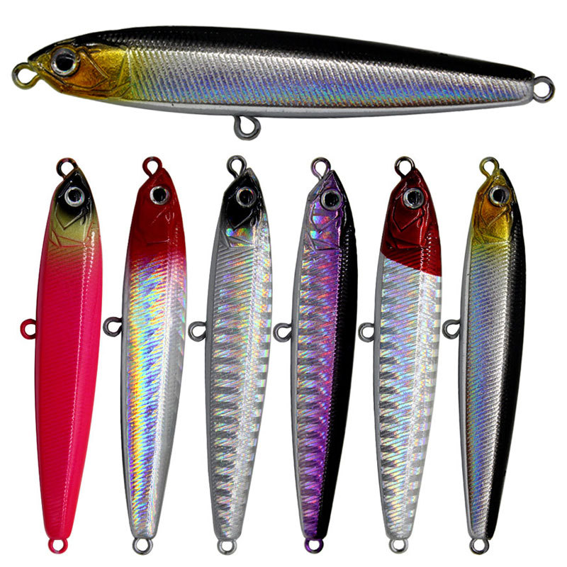 Sinking Minnow Fishing Lures Hrad Plastic Baits Bass Trout Fresh Water Fishing Lure