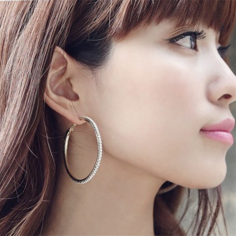 Fashion Star Street Style Flashing Diamond Earrings display picture 7