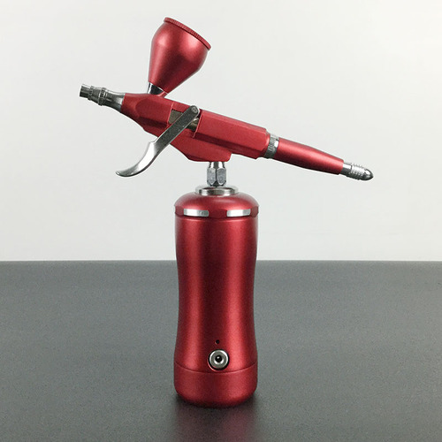 Model electric airbrush air pump set oxygen injection meter painting up to color handheld mini rechargeable portable tool