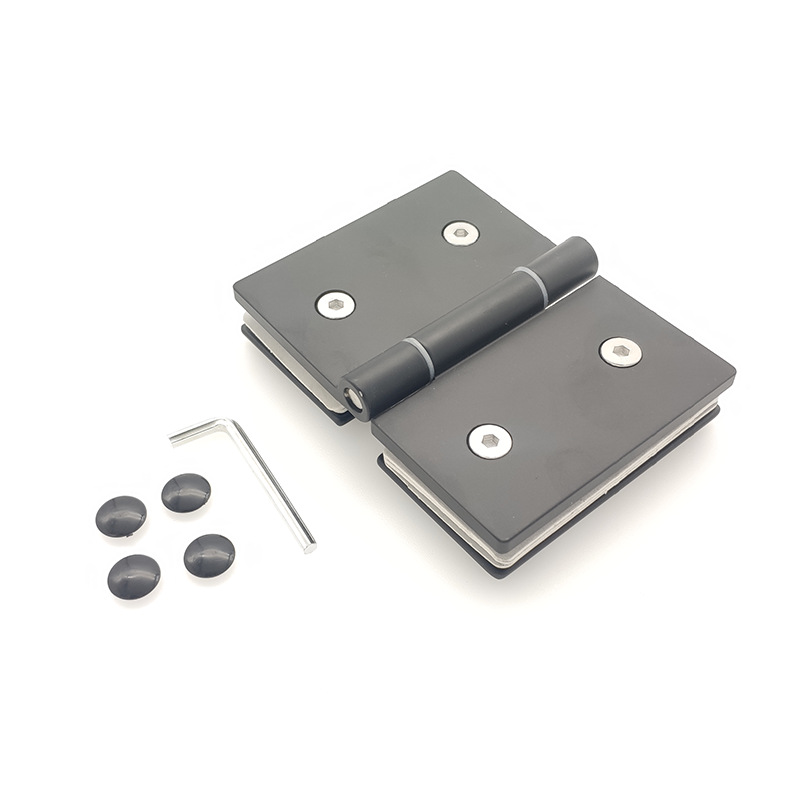 批发定制沐浴房配件 180度玻璃门铰链合页不锈钢浴室夹