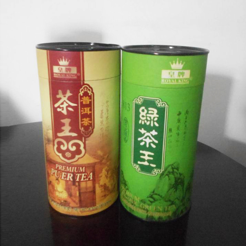 厂家销售礼品包装茶叶纸筒定做 圆形茶叶筒 茶叶包装纸罐
