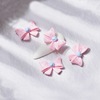 Japanese nail decoration, big cartoon three dimensional resin with bow, internet celebrity