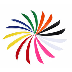 5寸水滴真羽 弓箭美獵複合傳統箭羽火雞羽毛