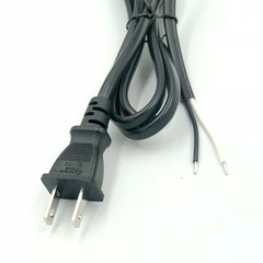 BSMI-certified Taiwan power cord, two-pronged with Taiwan standard two-pronged 8-character tail, 7A, 11A, 15A/125V