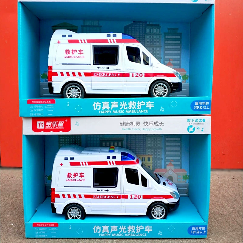 Инерционная машина скорой помощи со звуком открываются двери