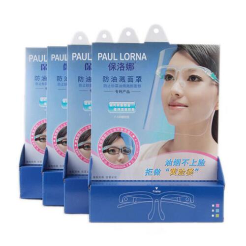 Kitchen frying oil smoke splash proof face mask for women full facial protection cooking face shield