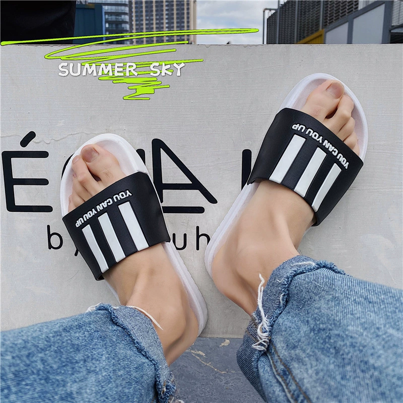 Ins Популярные в Интернете тапочки Летние домашние Нескользящие сандалии для ванной для пар и верхняя одежда Пляжные Тапочки