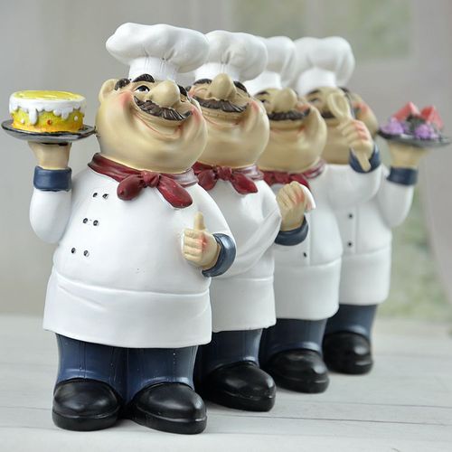 American Countryside Factory Direct Sales Creative Home Furnishings Cake Shop Chef Decorative Ornaments A31
