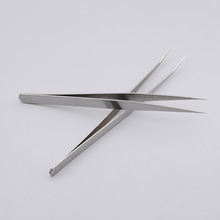 DIY饰品配件手工点钻工具直弯头镊子 夹小东西美工装饰小E18