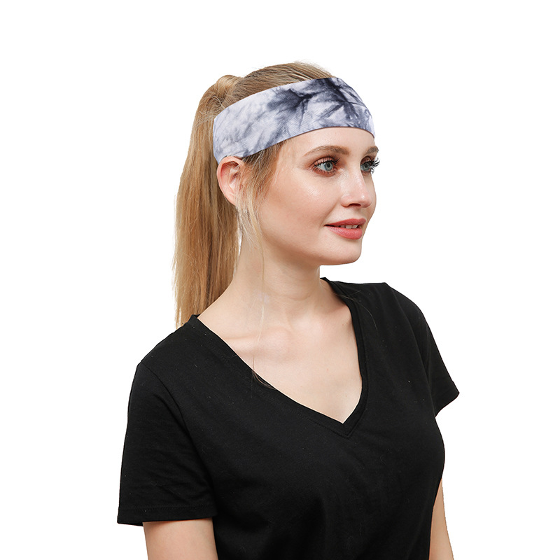 Casual Simple Style Tie Dye Cloth Hair Band 1 Piece display picture 1