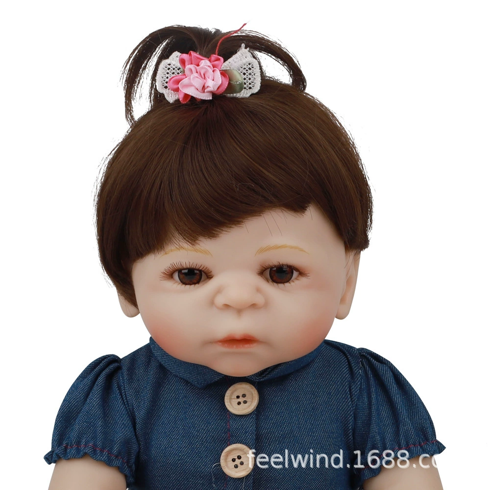 All -glue Simulation Baby Rebirth Doll Toys Silicone Reborn Doll 18 '48cm