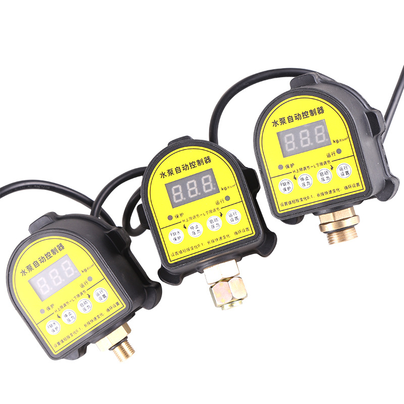 微电脑家用增压自吸水泵智能数显自动压力开关无塔供水压力控制器