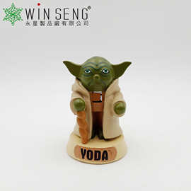 卡通动画星球大战尤达大师公仔摆饰 树脂胡桃钳圣诞节装饰品 开发