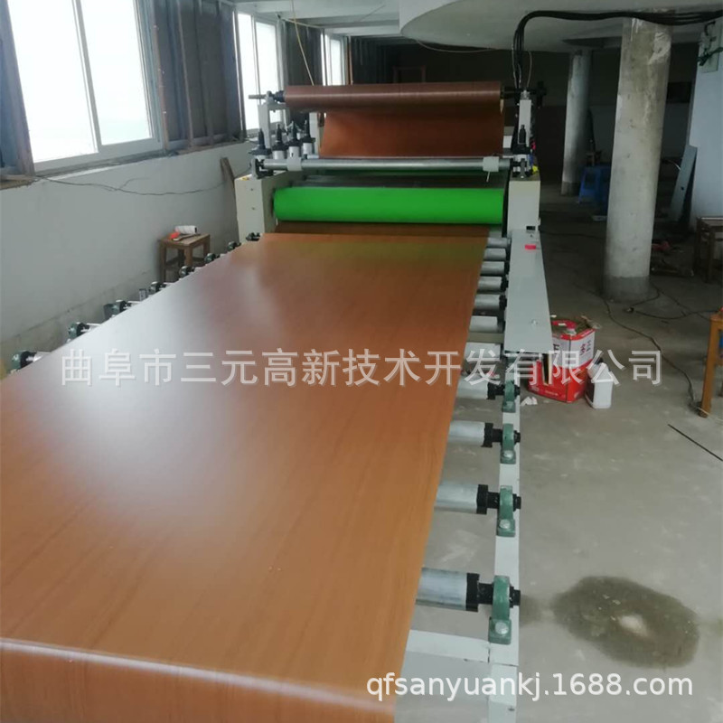 厂家热销 自动贴面机 软包贴面机 PVC发泡大板贴面机 性能稳定