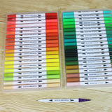 Двусторонний маркер, акварель, художественные мелки, лайнер, комплект, (Трансграничная торговля), Amazon