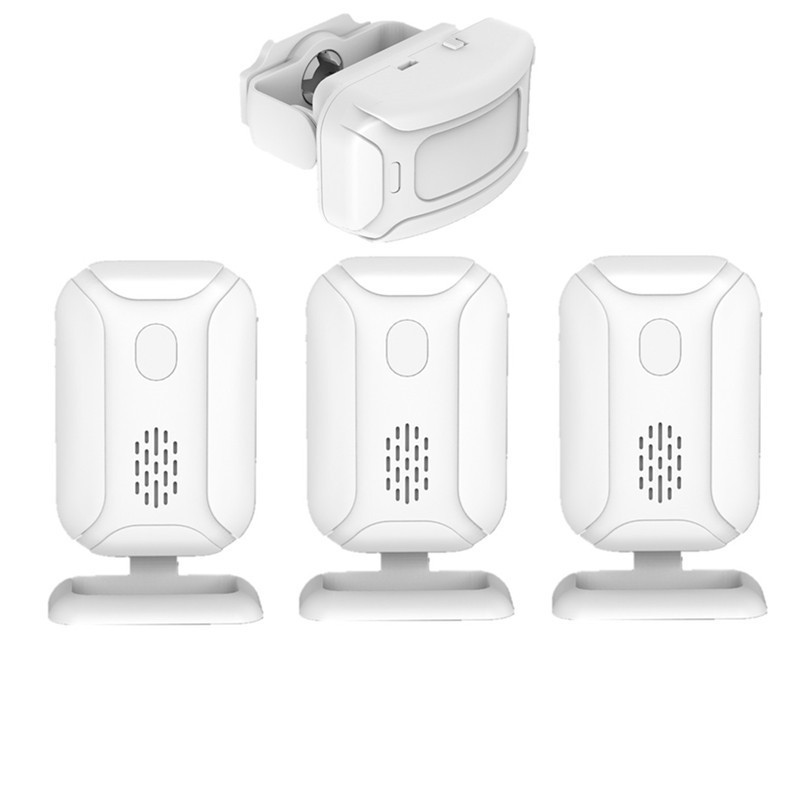 欢迎光临感应器分体式店铺进门迎宾器无线红外防盗报警器感应门铃