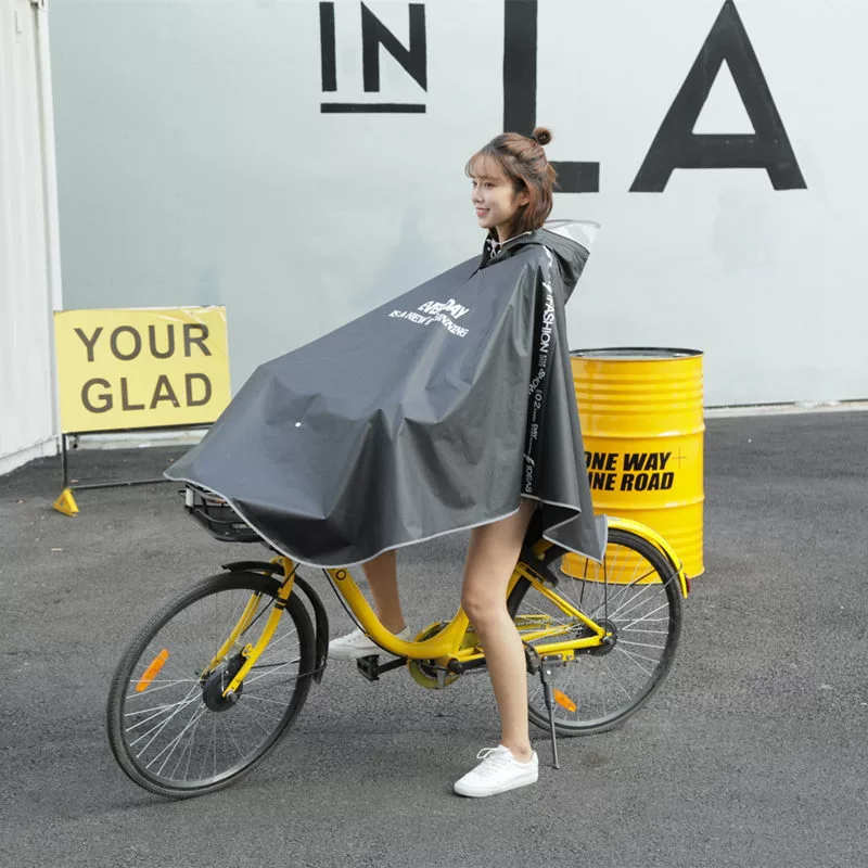 Дождевик из ЭВА, велосипедный велосипед со светоотражающими дождевиками, Походное пончо с защитой от дождя, пончо для взрослых с большими полями шляпы