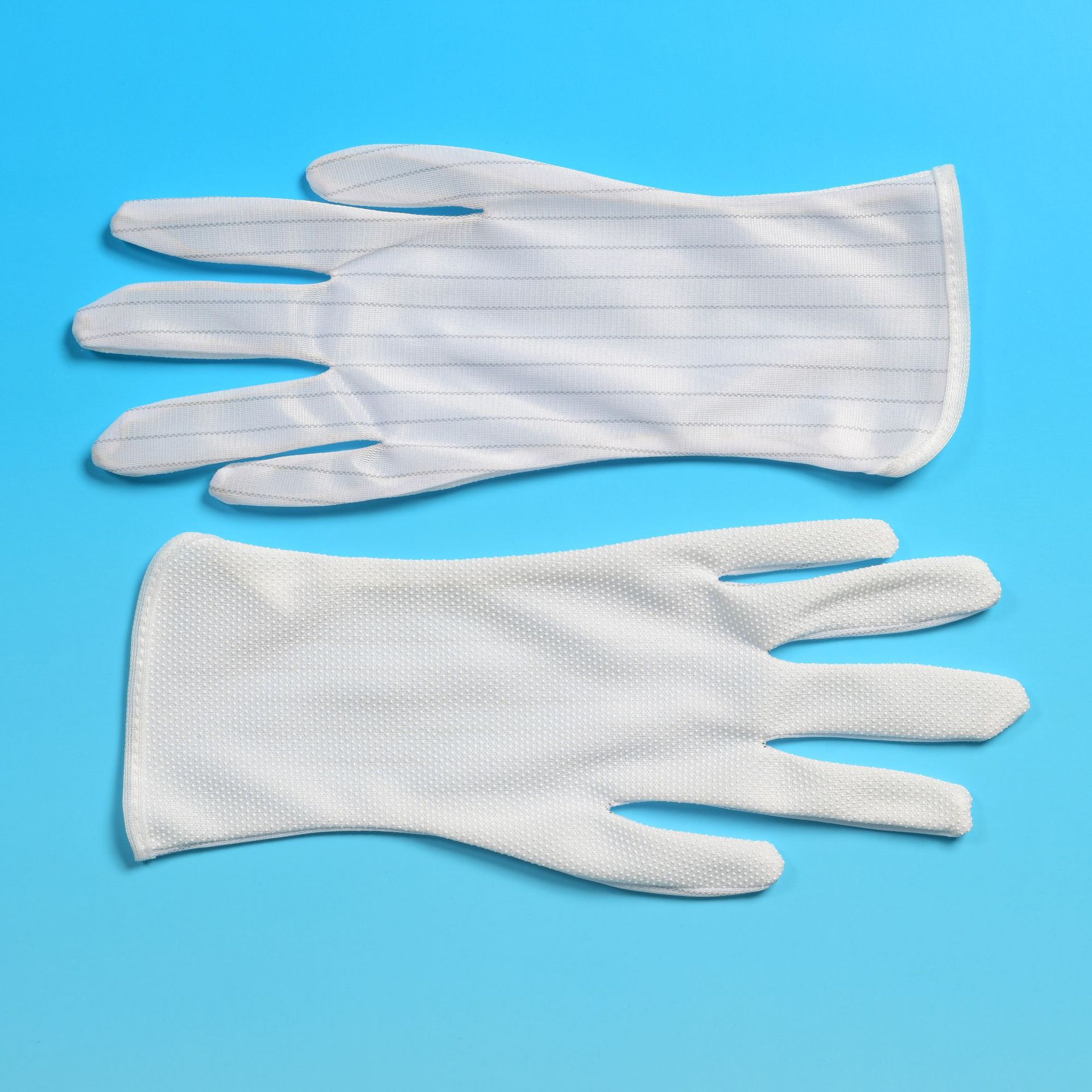 SD21180075YC-L28-点胶条纹防静电手套-正反.